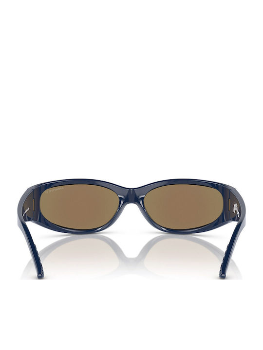 Arnette Unisex Γυαλιά Ηλίου με Μπλε Κοκκάλινο Σκελετό και Μπλε Polarized Καθρέφτη Φακό