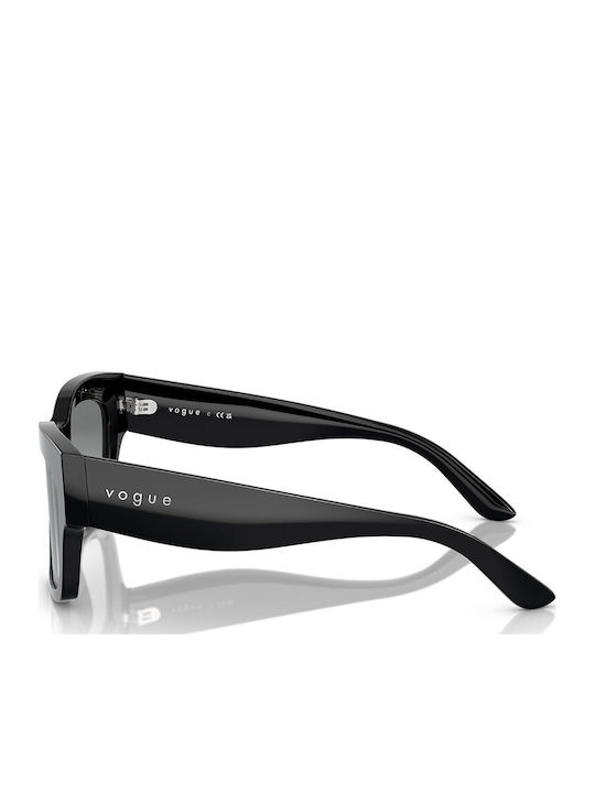 Vogue Ochelari De Soare Pentru Femei Cu Ramă Neagră Din Plastic Și Lentile Gri Degrade VO5524S W44/11