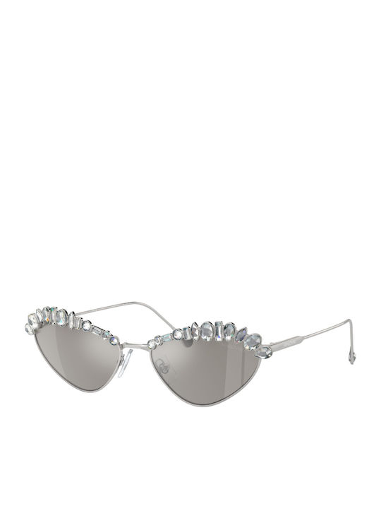 Swarovski Унисекс Слънчеви очила с Сив Рамка и Сив Леща SK7009