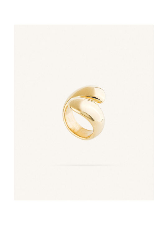 StanStefan Women's Gold Plated Steel Ring