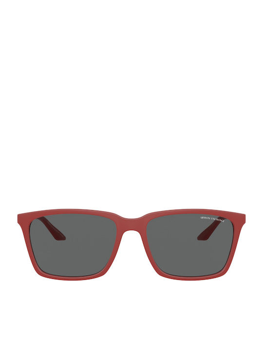 Armani Exchange Sunglasses Κόκκινα with Acetate Frame & Gray Lens