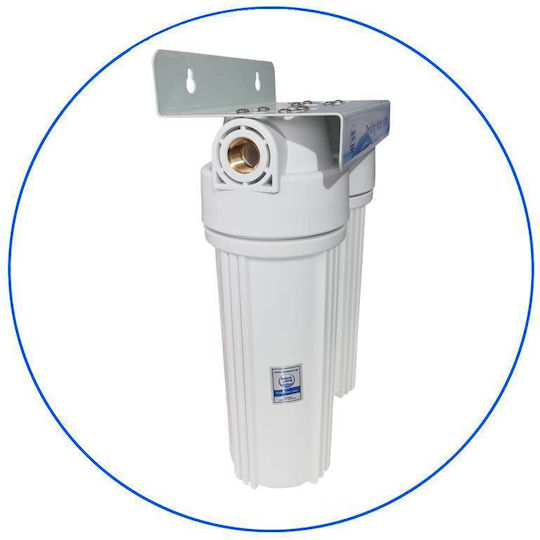 Puredry Water Filtration System Triple Under Sink Micron 1'' PDW-FH3 1W
