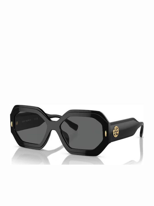 Tory Burch Γυαλιά Ηλίου Μαύρα με Κοκκάλινο Σκελετό Tory Burch Γυαλιά Ηλίου Μαύρα με Κοκκάλινο Σκελετό