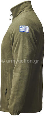 GreekForces Hunting Cardigan Fleece Khaki