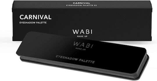 Wabi Beauty Carnival Παλέτα με Σκιές Ματιών σε Στερεή Μορφή 02 Carnival