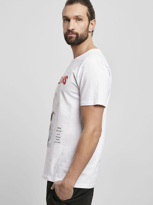 Merchcode Gremlins Poster T-shirt Λευκό Βαμβακερό
