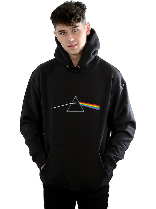 Pegasus Pink Floyd Блуза с Качулка Черна Памучна