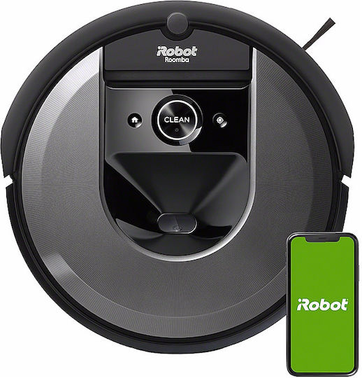 iRobot Roomba Combo i8 Прахосмукачка Робот с Оптично Картографиране Черна