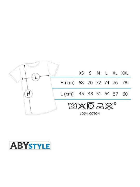Abysse Uzumaki Γυναικείο T-shirt Naruto Μαύρο Βαμβακερό