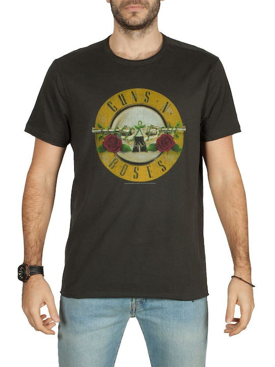 Amplified Guns N' Roses Drum T-shirt σε Γκρι χρώμα