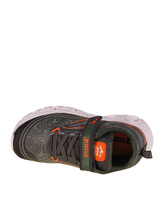 Αθλητικά Παιδικά Παπούτσια Running με Σκρατς Γκρι