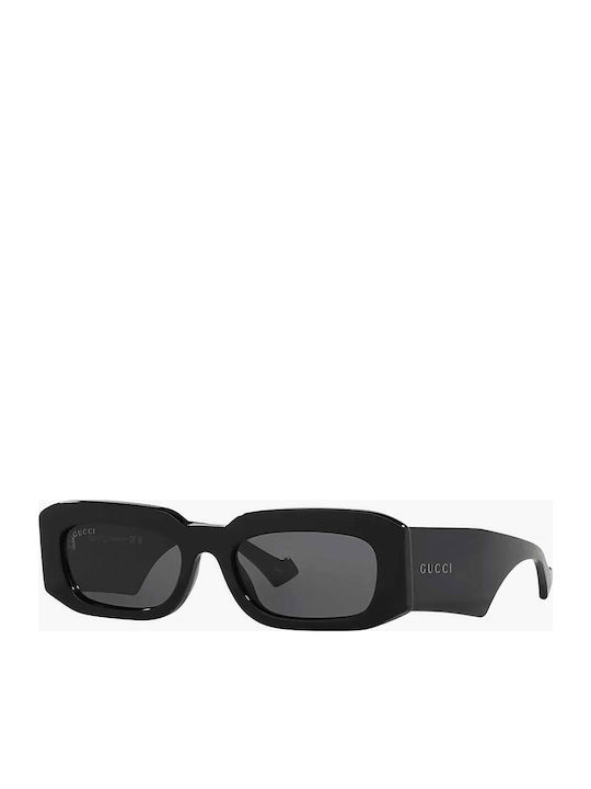 Gucci Unisex Γυαλιά Ηλίου με Μαύρο Κοκκάλινο Σκελετό και Γκρι Φακό GG1426S 001