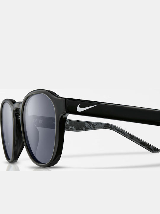 Nike Smash Unisex Γυαλιά Ηλίου με Μαύρο Κοκκάλινο Σκελετό και Μαύρο Φακό DZ7382-010