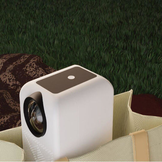HP CC180W Projector LCD HD LED Lamp with Wi-Fi and Built-in Speakers White