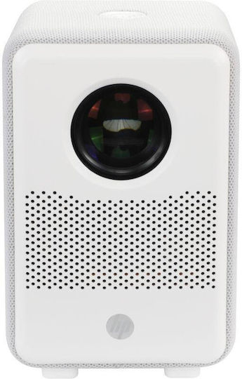 HP CC200 3-ΙΝ-1 Projector LCD Full HD Λάμπας LED με Ενσωματωμένα Ηχεία Λευκός