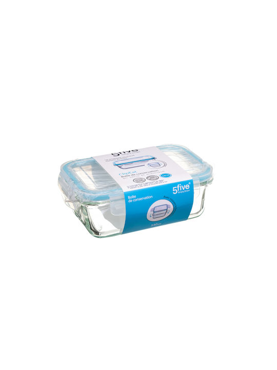 5Five Rect Lunchbox Glas Grün 540ml 1Stück