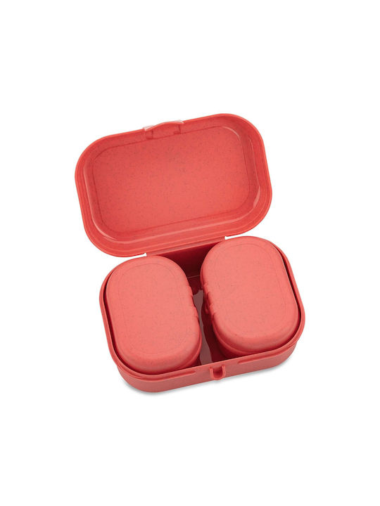 Koziol Plastic Lunch Box Orange 3pcs