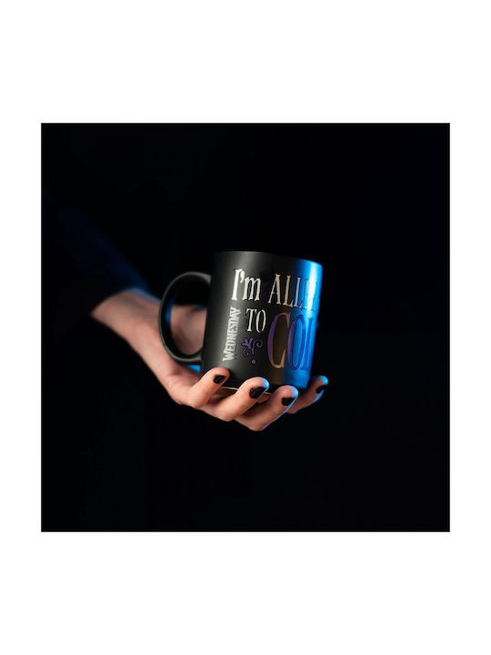 Grupo Erik Wednesday I 'm Allergic To Color Mug Ceramic Black 350ml