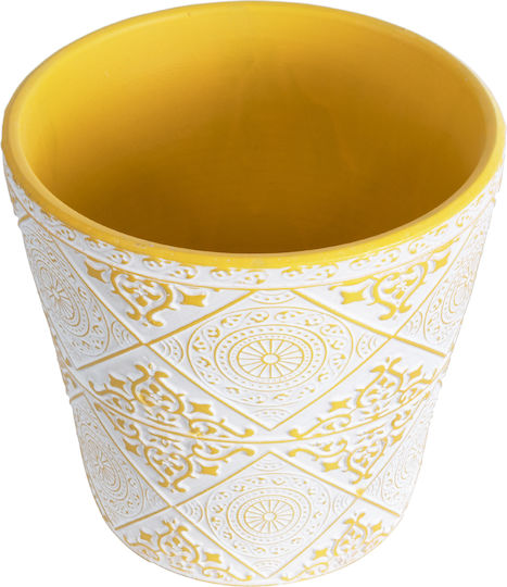 GloboStar Ghiveci Ceramică Alb GloboStar Ghiveci Ceramică Alb