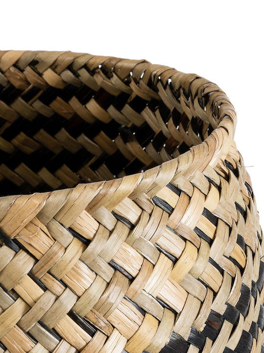 GloboStar Κασπώ Rattan Καφέ 18x18x22εκ.
