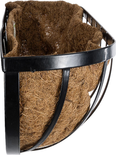 GloboStar Salamina Planter Metal Brown with Stand 76x19x18cm.