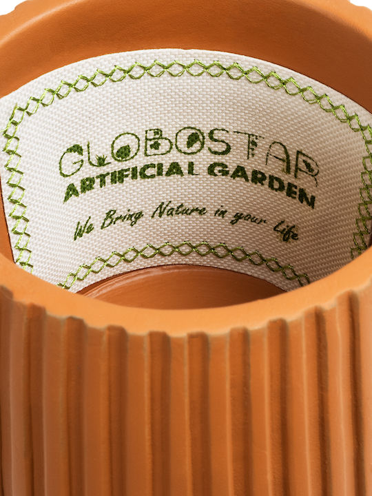 GloboStar Ghiveci Ceramică Maro 11.5x11.5x9.5εκ.