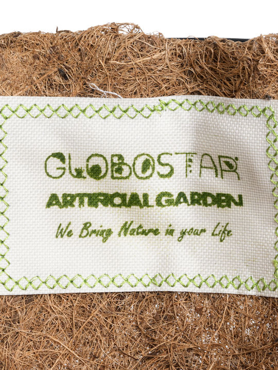 GloboStar Suspendat Ghiveci Metalic Maro 30x30x15εκ.