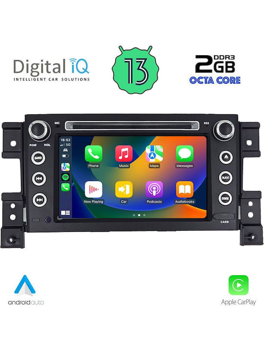 Digital IQ Car Audio System for Suzuki Grand Vitara 2005-2015 (Bluetooth/USB/WiFi/GPS/Apple-Carplay/Android-Auto) with Touch Screen 7"