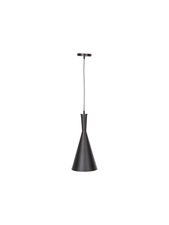 HomeMarkt HomeMarkt Black Bell Ceiling Light with E27 Socket 18x18x130cm