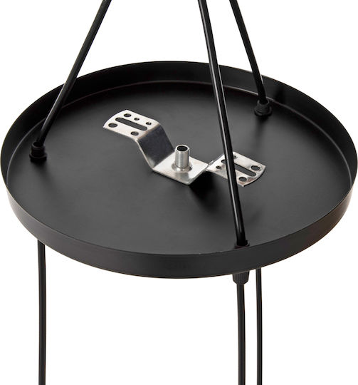 HomeMarkt Black Ceiling Light with E27 Socket 23x23x122cm