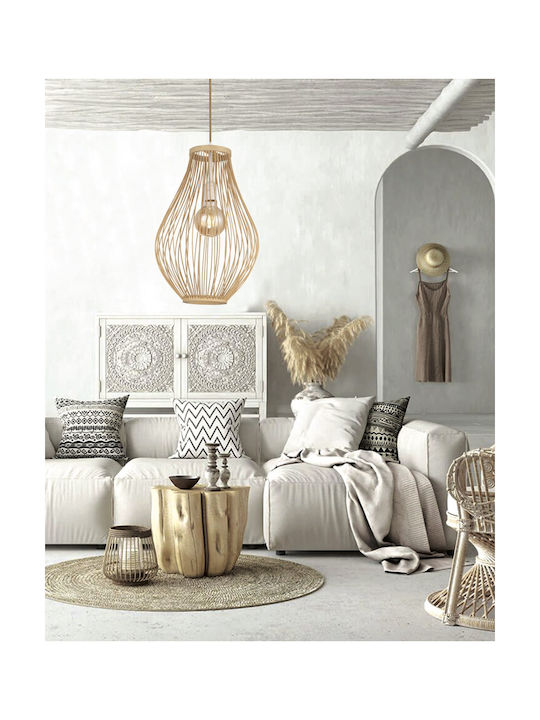 Inlight Pendant Light Suspension for Socket E27 Beige