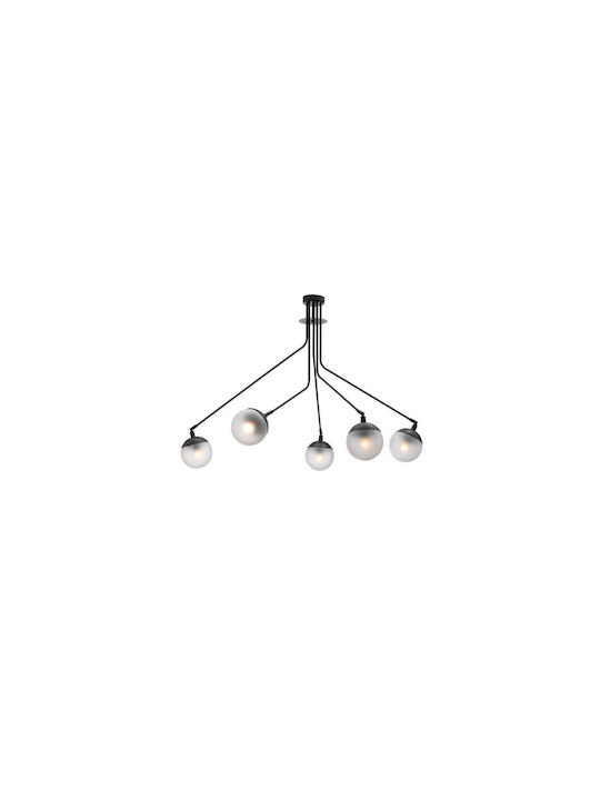 Luma Pendant Chandelier for 5 Bulbs E27 White