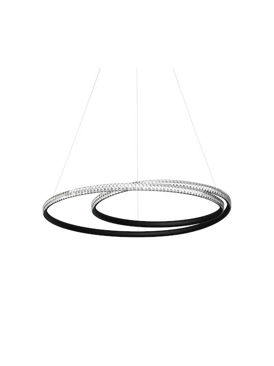 Alphab2b Pendant Light LED with Natural White Light Black