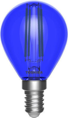 Toshiba LED Lampen für Fassung E27 und Form G45 Blau 1Stück