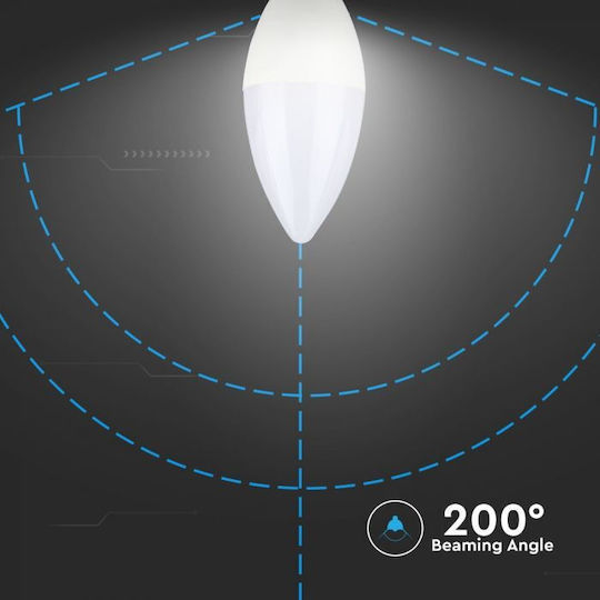 V-TAC VT-255 LED Bulb 4.5W 100mm for Socket E14 Natural White 470lm