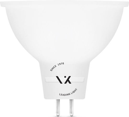 VK Lighting LED Bulb 7.5W for Socket GU5.3 and Shape MR16 Warm White 600lm