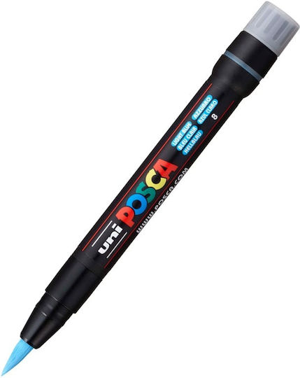 Posca PCF-350 Permanent Marker 10mm 8 Light Blue