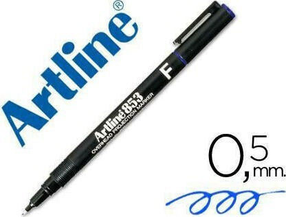 Artline Перманентен Маркер 0.5мм Синьо