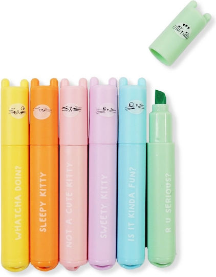 M&G Markere de Subliniere Multicolor 6buc