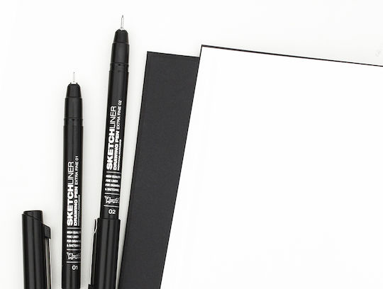 Montana Sketchliner Μαρκαδόρος Σχεδίου Μαύρος 0.1mm