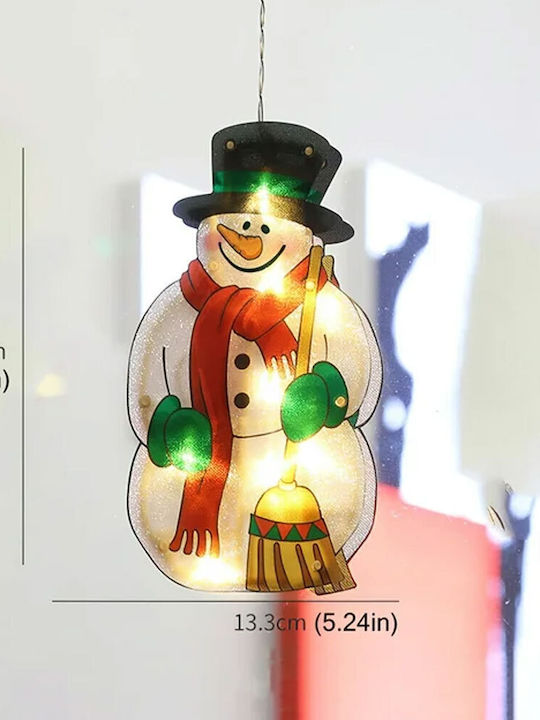 Aigostar Illuminated Christmas Plastic Figure SNowman Height 25cm