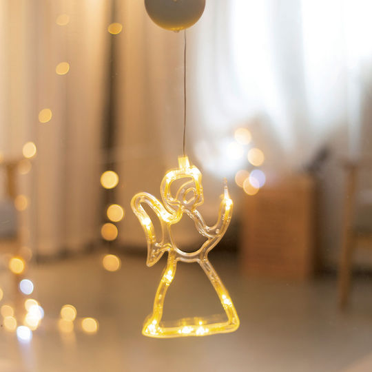 Aca Illuminated Christmas Plastic Figure Cherub White 20.5x20.5x12cm 4pcs Angel