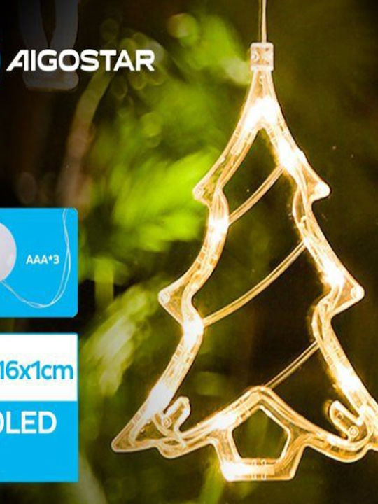 Aigostar Illuminated Christmas Plastic Figure Height 20cm