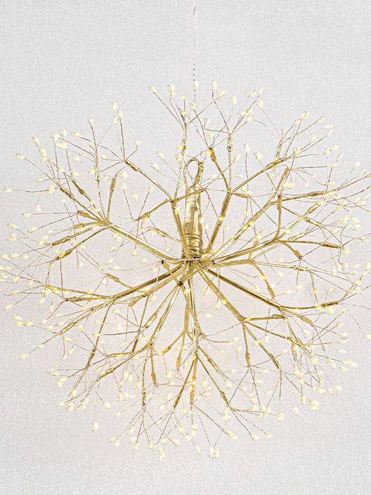 Ln Handmade Soaps Illuminated Christmas Figure Ball Gold 30x30x30cm
