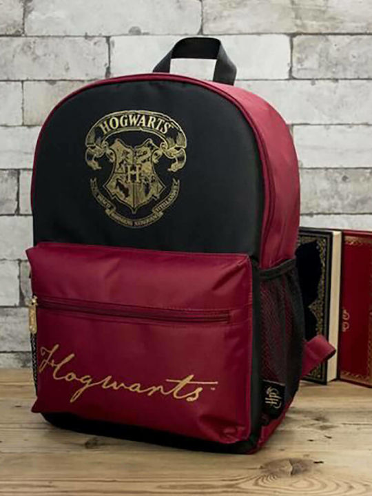 Blue Sky Harry Potter Core Crest & Customise School Bag Backpack Junior High-High School in Burgundy color