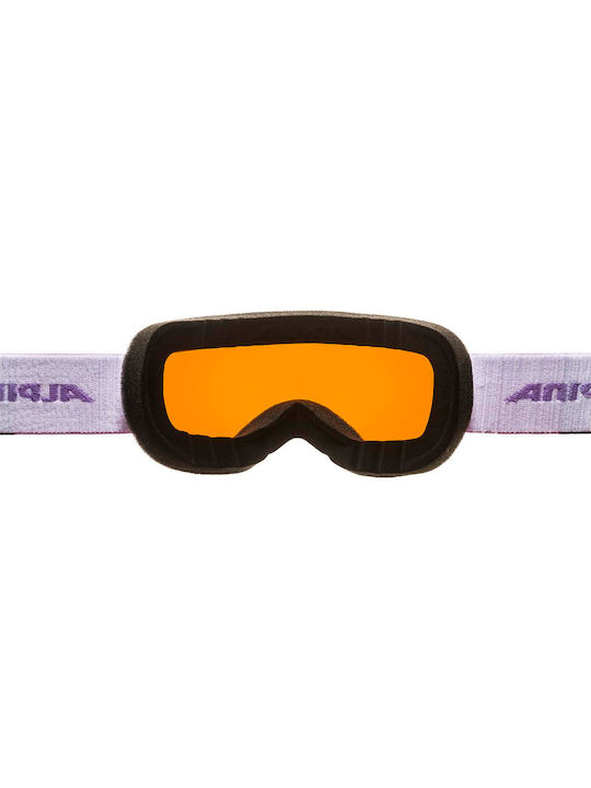 Alpina Pheos S Q-lite Masca de schi și snowboard Pentru adulți Violet cu Lentilă în culoarea Roz