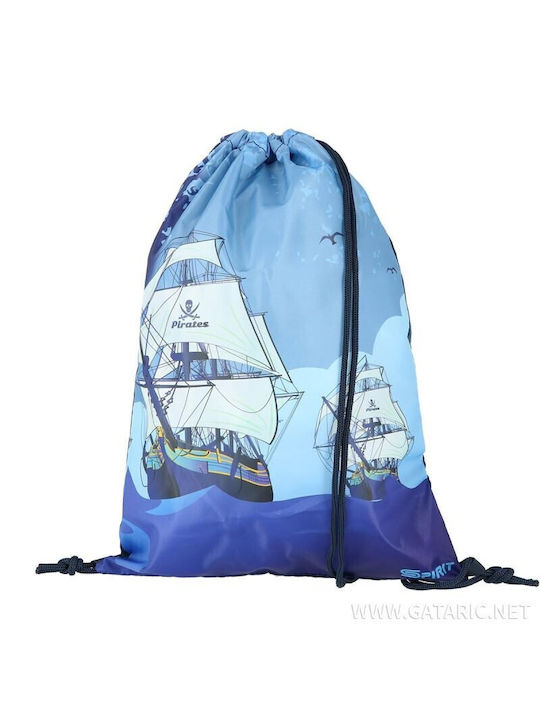 Spirit School Bag Backpack Elementary, Elementary Light Blue with Water Bottle Holder 25Liters