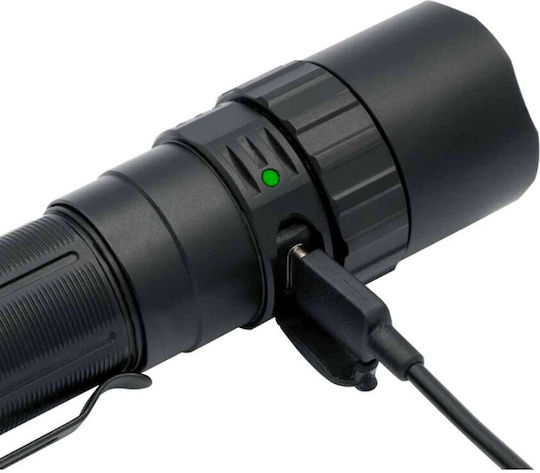 Fenix Lumină de lucru și de sit, cu baterie Lanternă LED IP68 cu Luminozitate Maximă 3000lm PD40R Negru