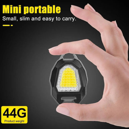 Rechargeable Keychain Flashlight LED with Maximum Brightness 500lm W5144