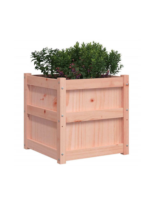 vidaXL Set 2 Planters Wooden Brown